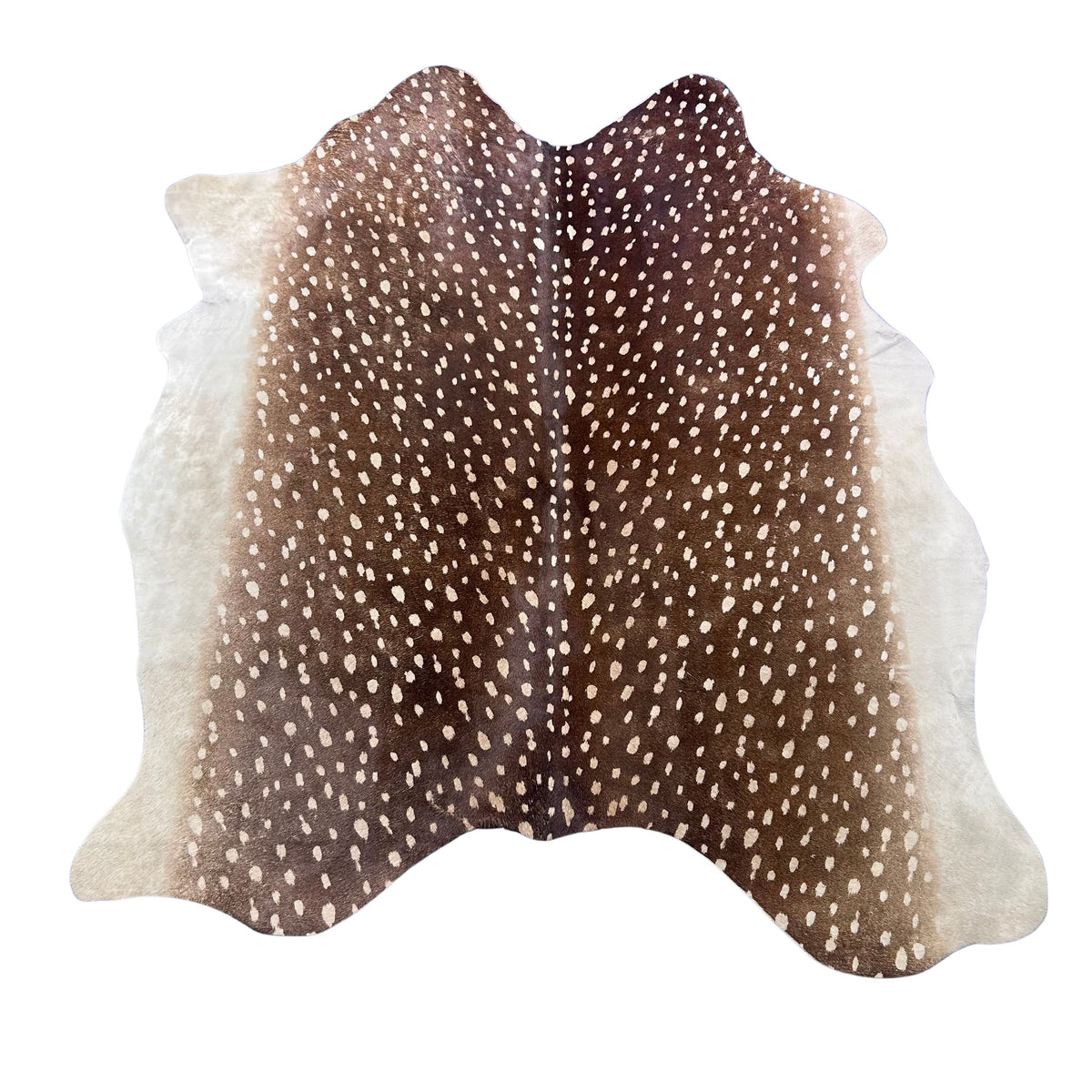 Axis Deer Print Cowhide Rug Size: 7x6 feet Z-338