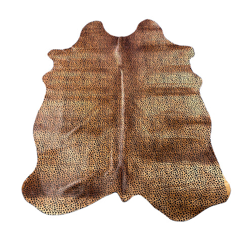 Cheetah Print Cowhide Rug Size: 7.5x6 feet Z-342