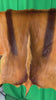 Dyed Spice Orange African Springbok Skin African SPRINGBOK Skin African antelope - Approx. Size: 36X21", Deer Hide, Deer Skin, Buck Skin
