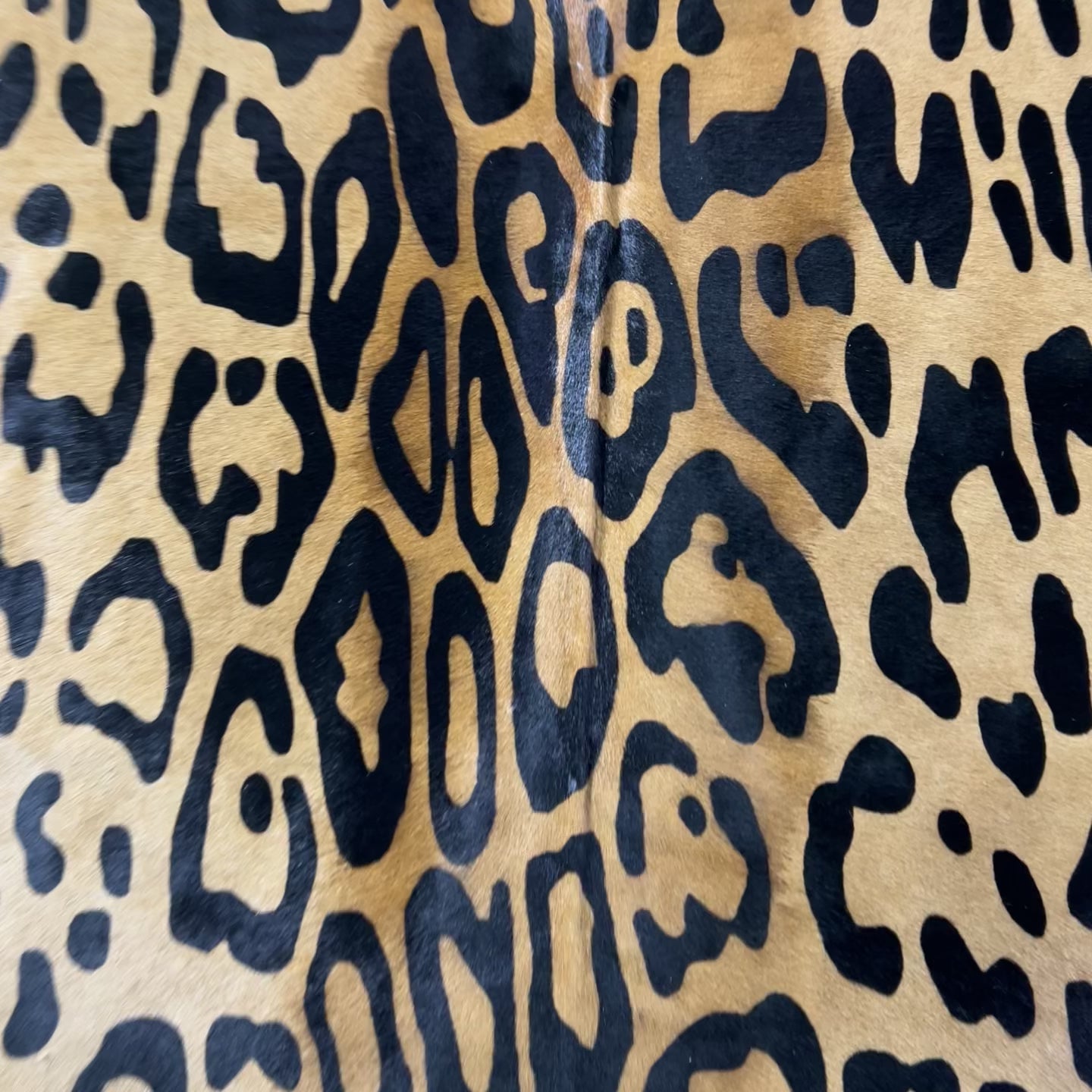 Blurry Jaguar Cowhide Rug Size: 6.7x6 feet Y-201