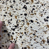 Salt & Pepper Tricolor Cowhide Rug (Fine Print/ big hide) Size: 8x7 feet Z-016