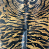 Dark Tiger Print Cowhide Rug Size: 7.5x6.2 feet Z-022
