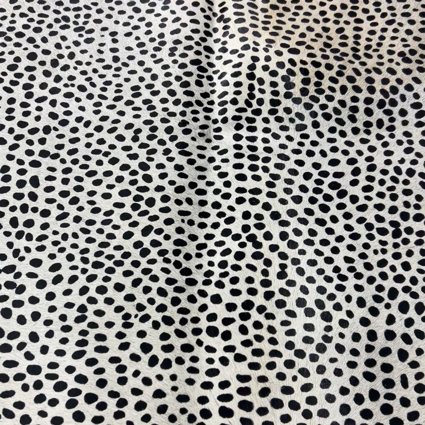 Cheetah on White Background Cowhide Rug Size: 7x6 feet Z-278