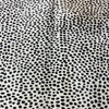 Cheetah on White Background Cowhide Rug Size: 7x6 feet Z-278