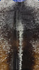 Gorgeous Brown Speckled Cowhide Rug (dark and medium brown) Size: 8x7 feet O-415