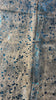 Blue Metallic Acid Washed Cowhide Rug Size: 8x7 feet D-355