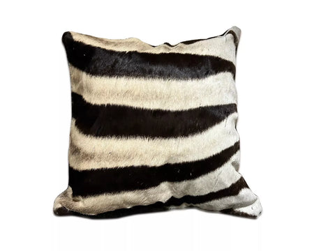 Real Zebra Rug # 16 + FREE PILLOW (felted/Tail is 29"/Nice Quality) Size: 8x6'