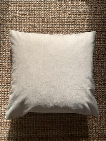 Speckled Caramel and White Cowhide Pillow Cover - Square - Size: 16 in x 16 in