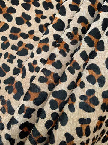 Leopard Print Cowhide Rug Size: Average 7' X 6' Small Leopard Cowhide Rug