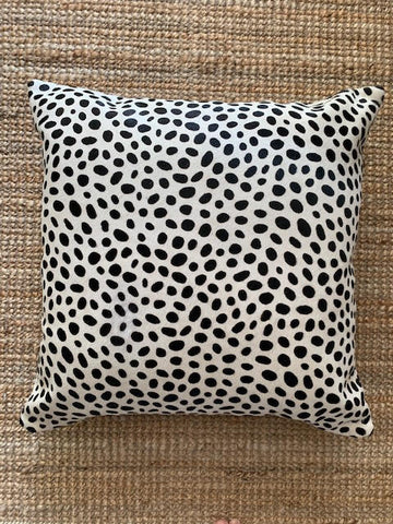 Cheetah Print Cowhide Cushion Cover - Size: 19.5 in x 19.5 in A-2081