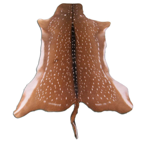 Top Grade Axis Deer Skin - Size: 47"x38" Axis-684