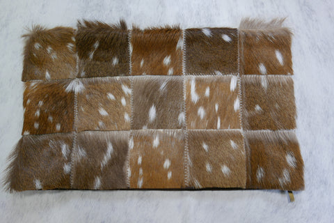 Axis Deer Pillow Case Size: 11" X 19'" Chital Axis Deer Patch Pillow Case