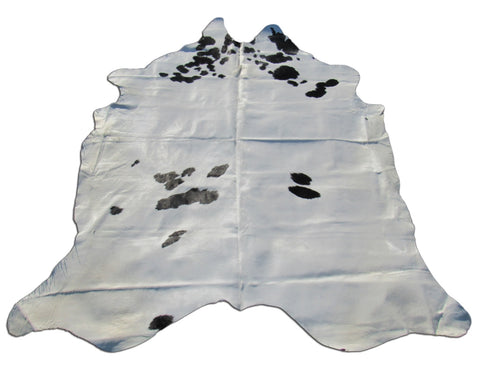 Spotted Cowhide Rug Size: 9' X 8' Black/White Cowhide Rug B-008