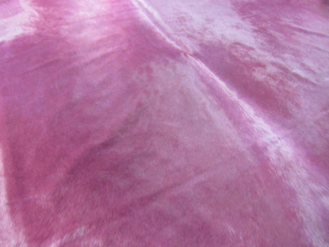 Purple Cowhide Rug Size: 8' X 7 1/2' Dyed Purple Cowhide Rug B-021