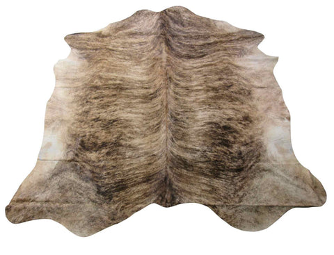 Medium Brindle Cowhide Rug Size: 7x7 feet B-124