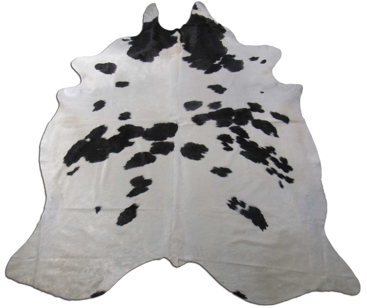 Black & White Cowhide Rug (Huge Size) Size: 8 3/4x7 feet B-214