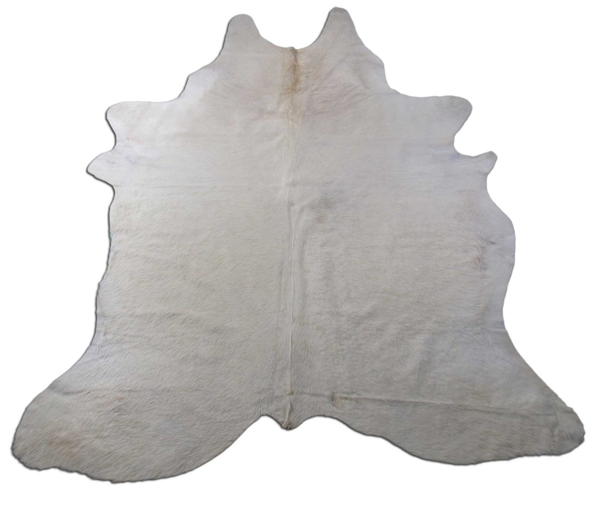 Ivory Cowhide Rug - Size: 8 1/4' x 7' B-220