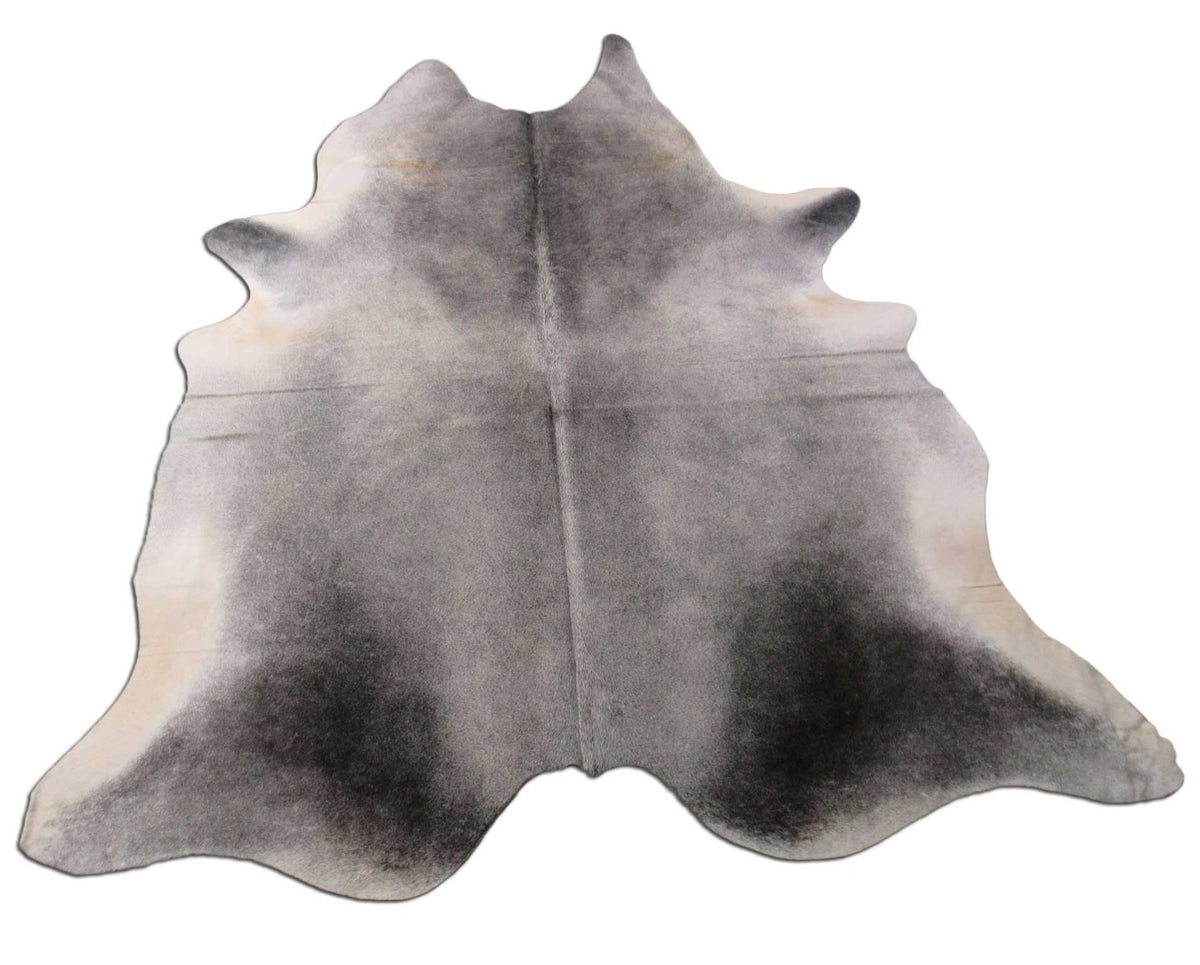 Dark Grey Cowhide Rug - Size: 7' x 6 1/2' B-222