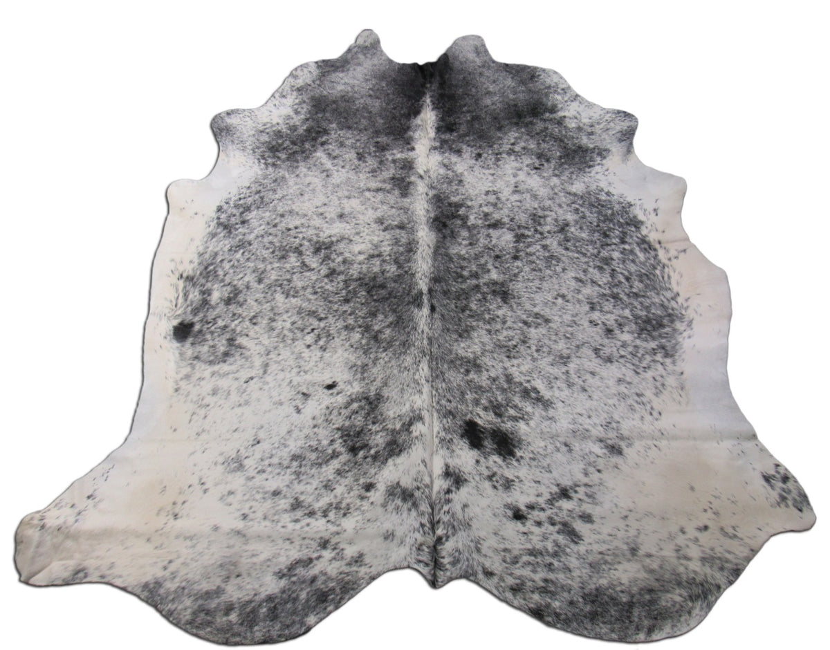 Salt & Pepper Cowhide Rug (middle has a bit of brown) Size: 8x7 feet B-263