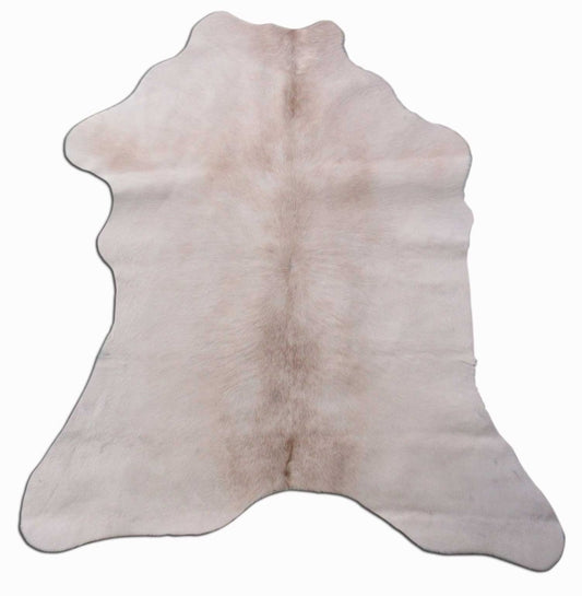 Light Calf Skin Rug (beige tones mixed in) Size: 37x31 inches C-1448