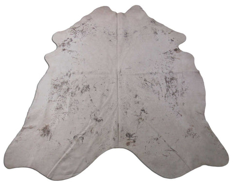 Distressed Cowhide Rug (Vintage Cowhide - No hair) Size: 7 1/2x6 1/4 feet C-1478