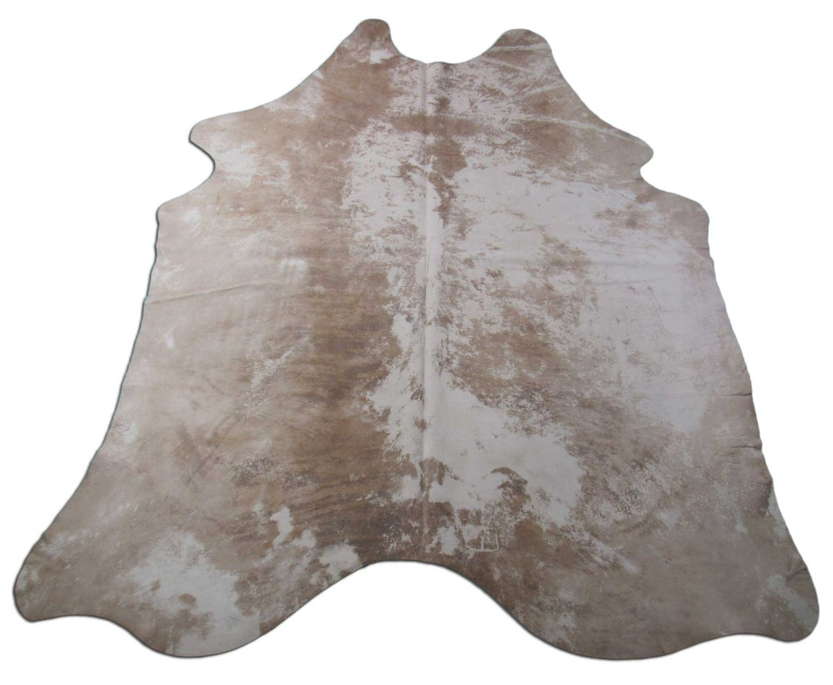 Vintage Distressed Cowhide Rug Size: 8x7 feet C-1509