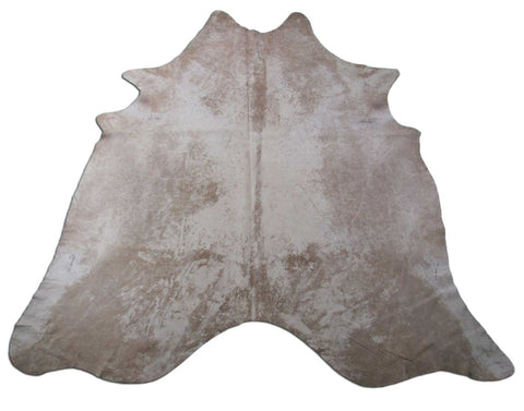 Vintage Distressed Cowhide Rug Size: 8x7 feet C-1510