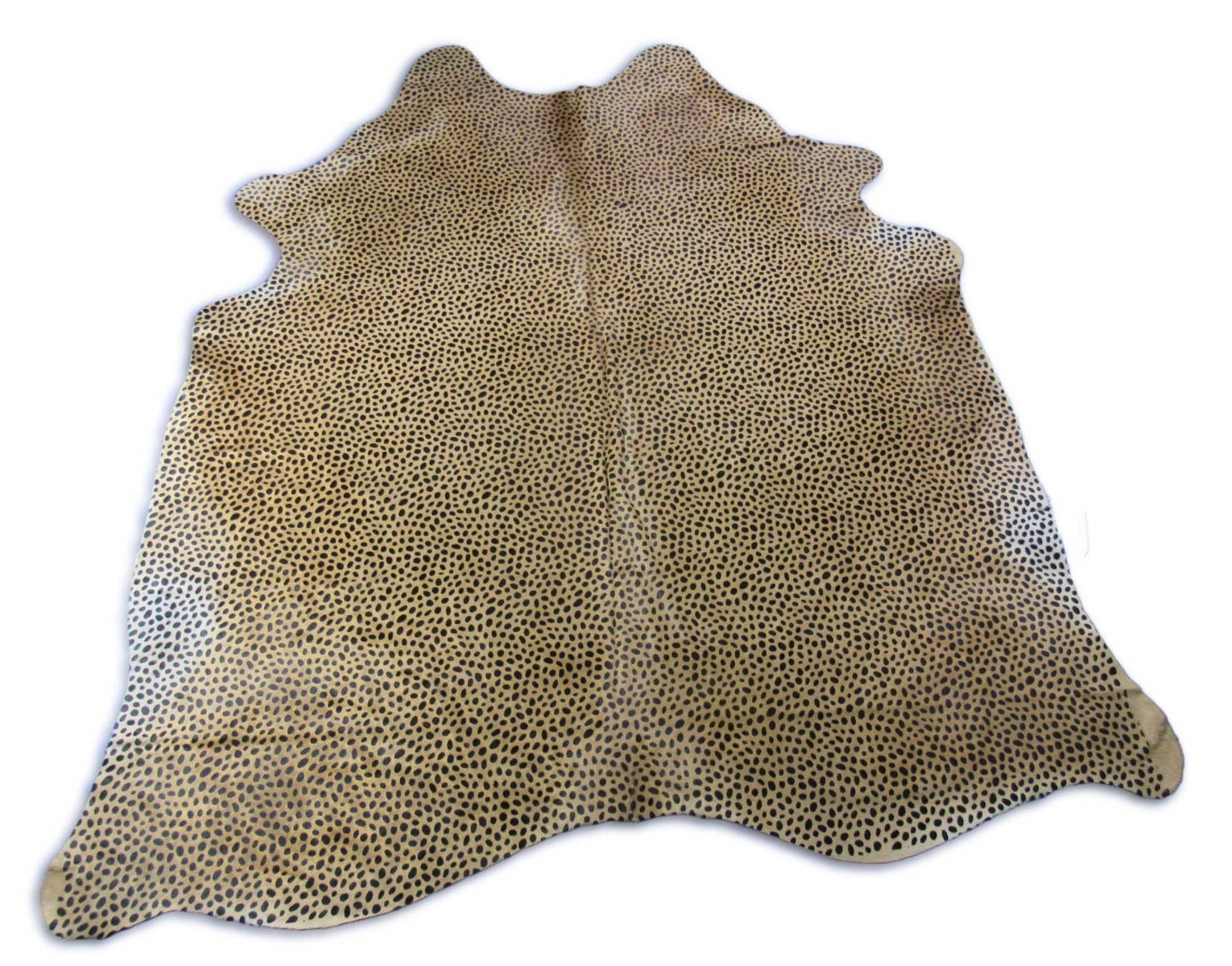 Cheetah Print Cowhide Rug - Size: 7.2x6.7 feet C-1725