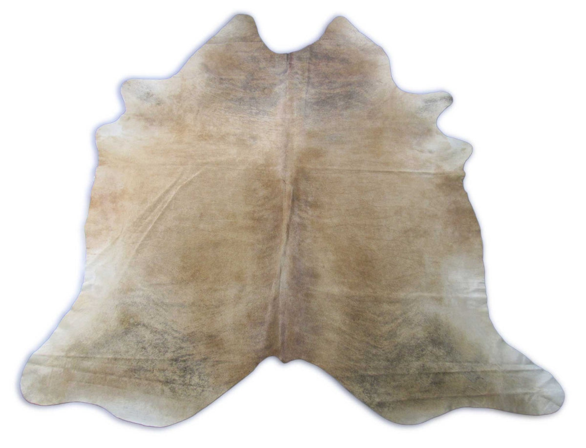 Light Brindle Cowhide Rug (1 patch) Size: 8.2x7.2 feet C-1766