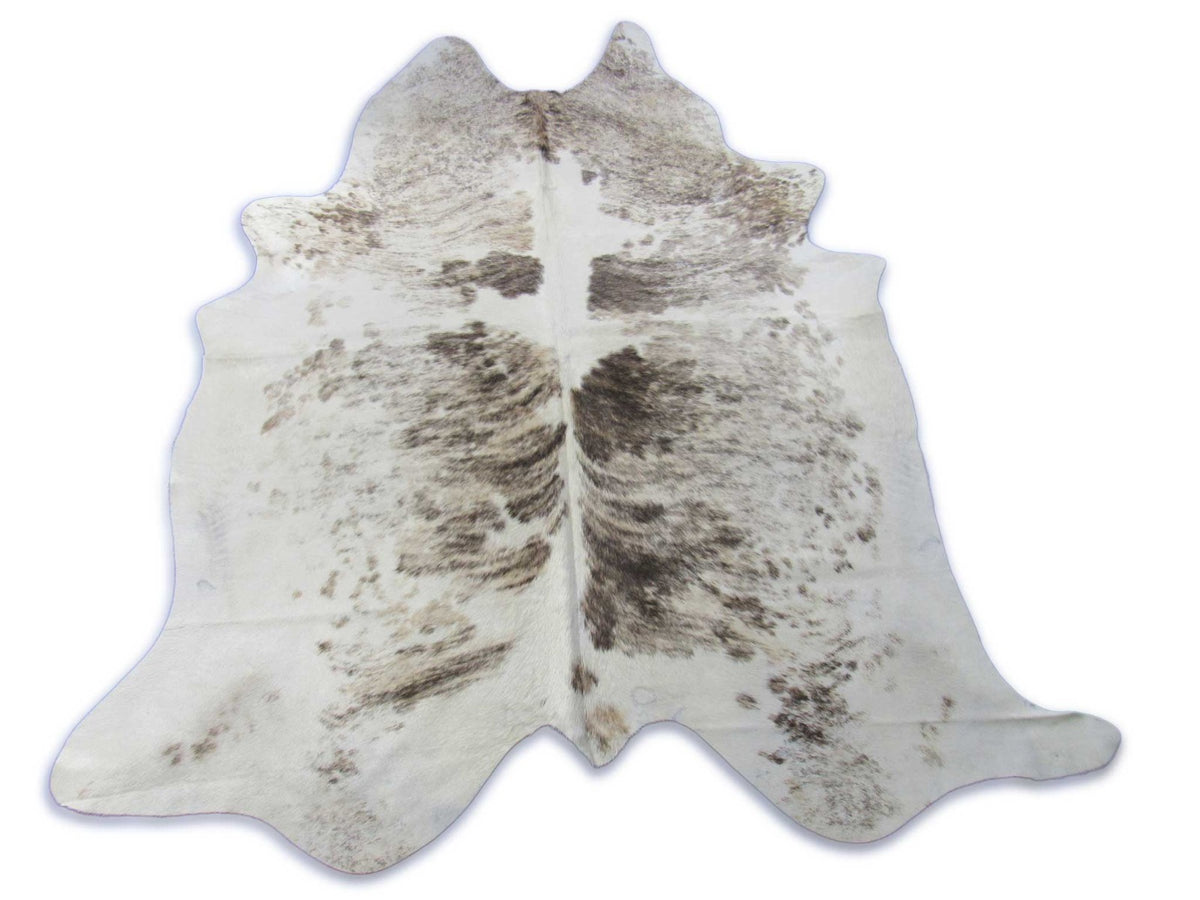 Light Brindle Cowhide Rug Size: 7.2x6.2 feet C-1796