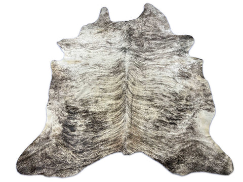 Light Brindle Cowhide Rug (1 patch/ huge size) Size: 8.2x7.2 feet C-1845