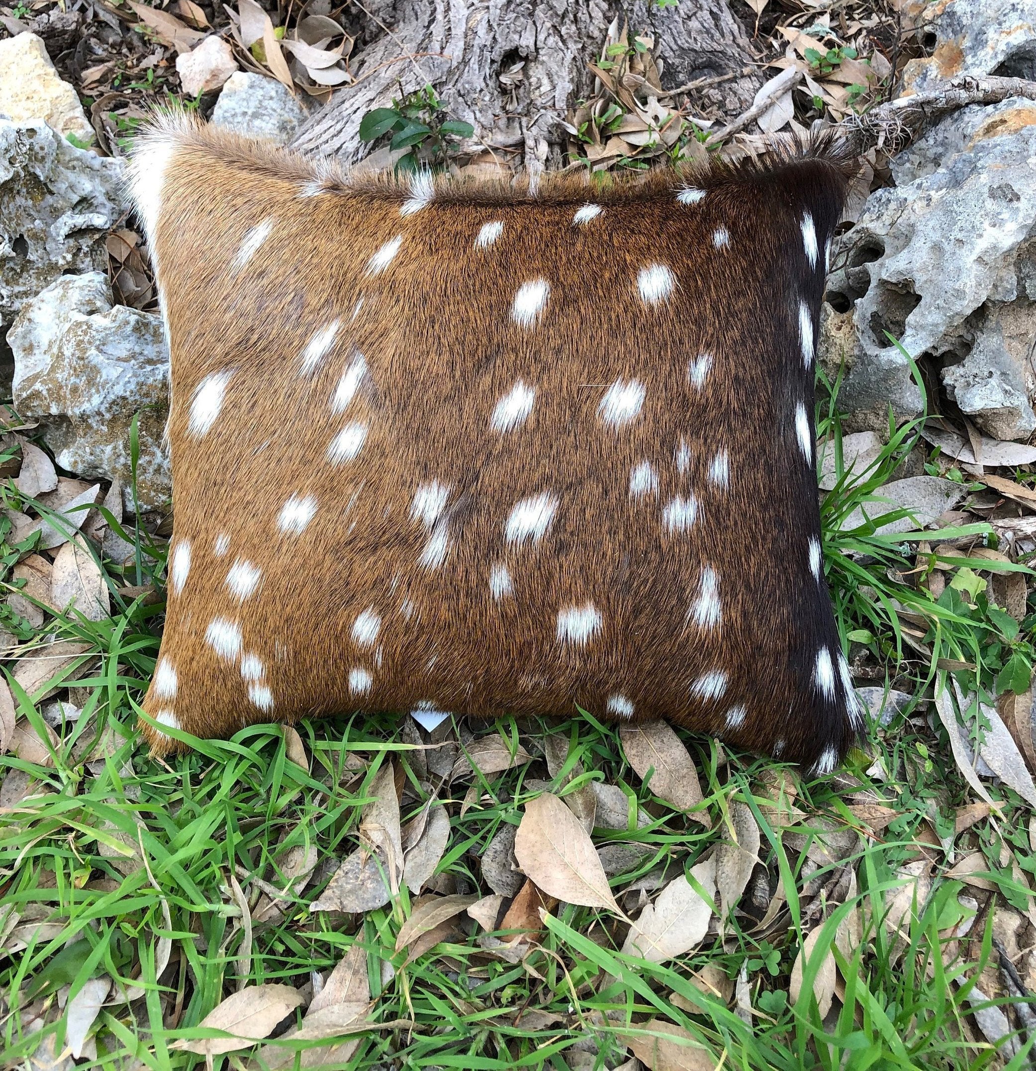 Axis Deer Pillow - Size: 12" X 9" - Axis Pillow C3