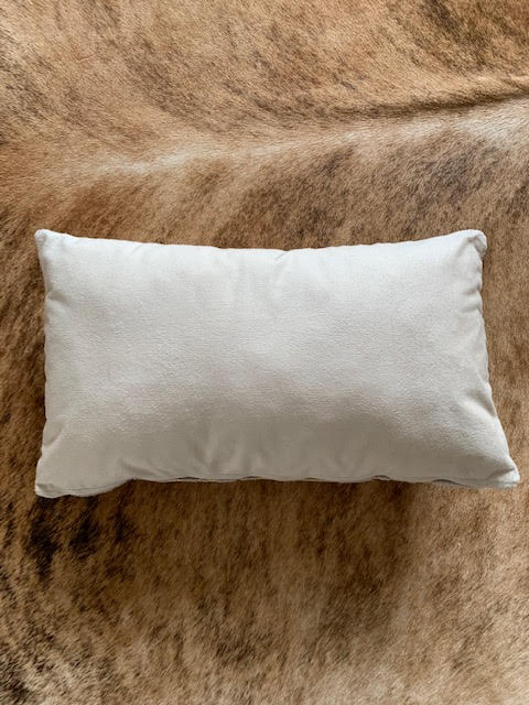 Housse de coussin en cuir de vache délavé à l'acide doré - Lombaire - Dimensions : 20 po x 11,5 po