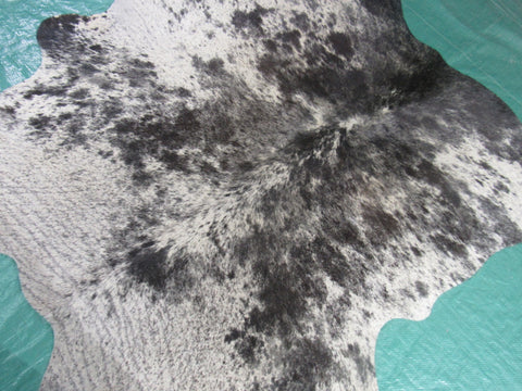 Small Salt & Pepper Cowhide Rug Size: 53"x50" M-1239