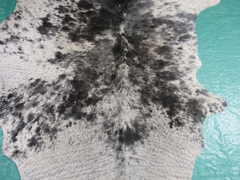 Small Salt & Pepper Cowhide Rug Size: 53"x50" M-1239