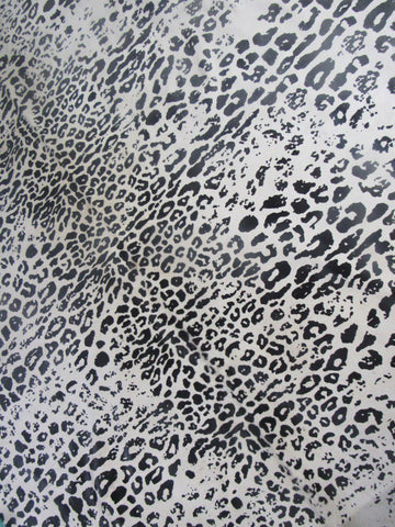 Distressed Leopard Cowhide Rug Size: 6.7x5.5 feet M-1251