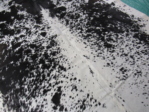 Salt & Pepper Black and White Cowhide Rug Size: 6.5x6.5 feet M-1262