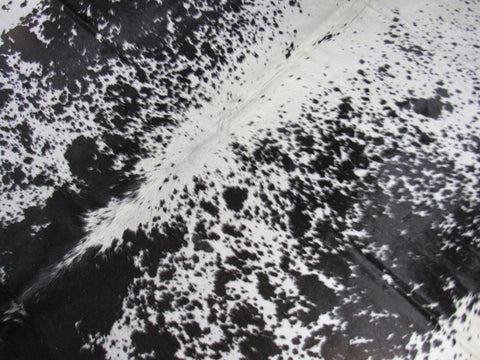 Salt & Pepper Black and White Cowhide Rug Size: 6.5x6.5 feet M-1262