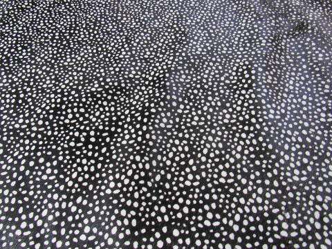 Reverse Cheetah Cowhide Rug Size:7x6.5 feet C-1338