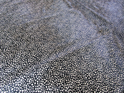 Reverse Cheetah Print Cowhide Rug Size: 6.5x6.5 feet C-1339