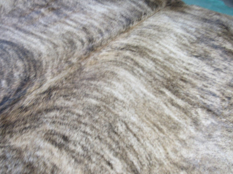 Medium Brindle Cowhide Rug Size: 7x7 feet B-124