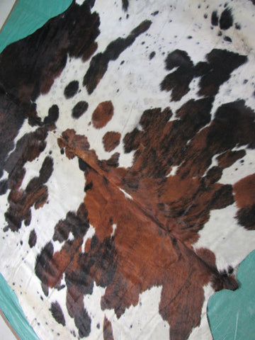 Tricolor Cowhide Rug (big size) 8x7.2 feet M-1291