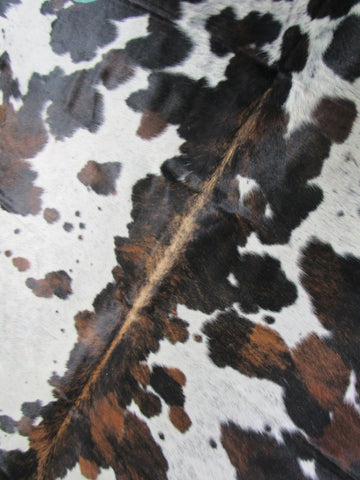 Tricolor Cowhide Rug (big size) 7.7x6.7 feet M-1293