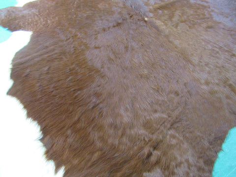 Hereford Cowhide Rug (Longish Hair/ Veggie Tanned) Size: 6.5x6.5 feet B-138