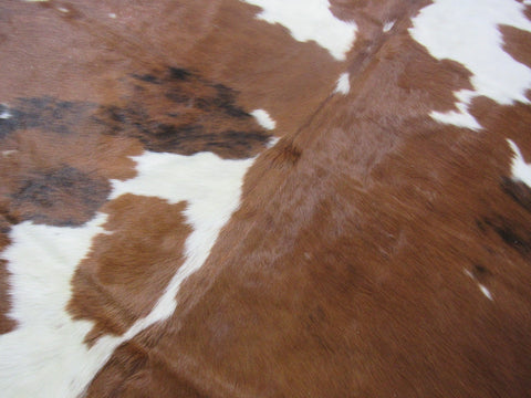 Big and Gorgeous Tricolor Cowhide Rug (1 stitch) Size: 8.7x6.5 feet M-1319