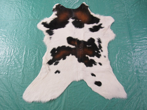 Tricolor Calf Skin Rug Size: 40x34 inches B-204