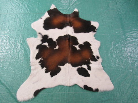 Tricolor Calf Skin Rug Size: 38x36 inches B-205