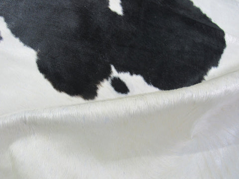 Black & White Spotted Cowhide Rug (Giant Size) - Size: 8 1/2x7 feet B-215