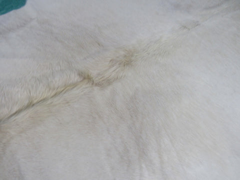 Ivory Cowhide Rug - Size: 8 1/4' x 7' B-220