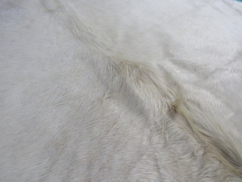 Ivory Cowhide Rug - Size: 8 1/4' x 7' B-220